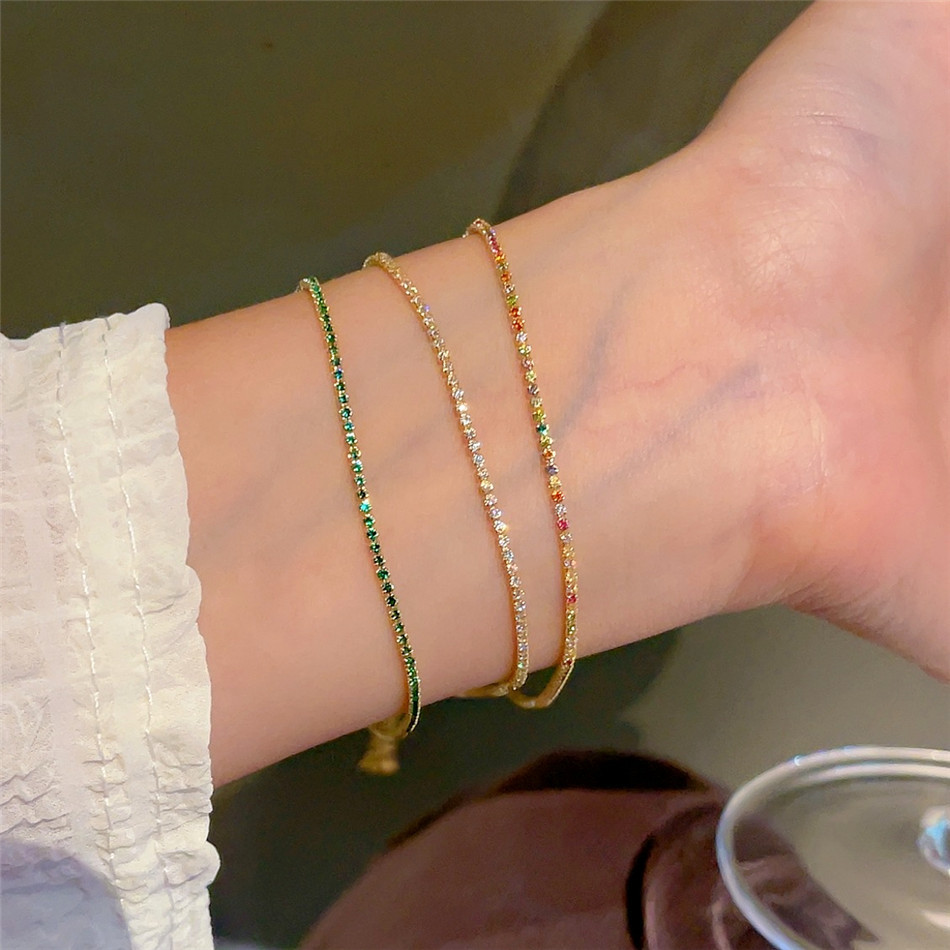 2mm Adjustable Multicolor Tenn - Coordinates Bracelet recension och pris