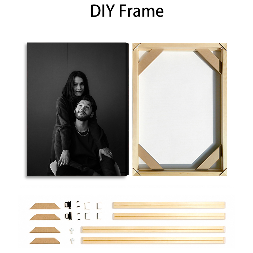 1 pc Custom Photo with DIY fra - Pet Portrait Custom recension och pris