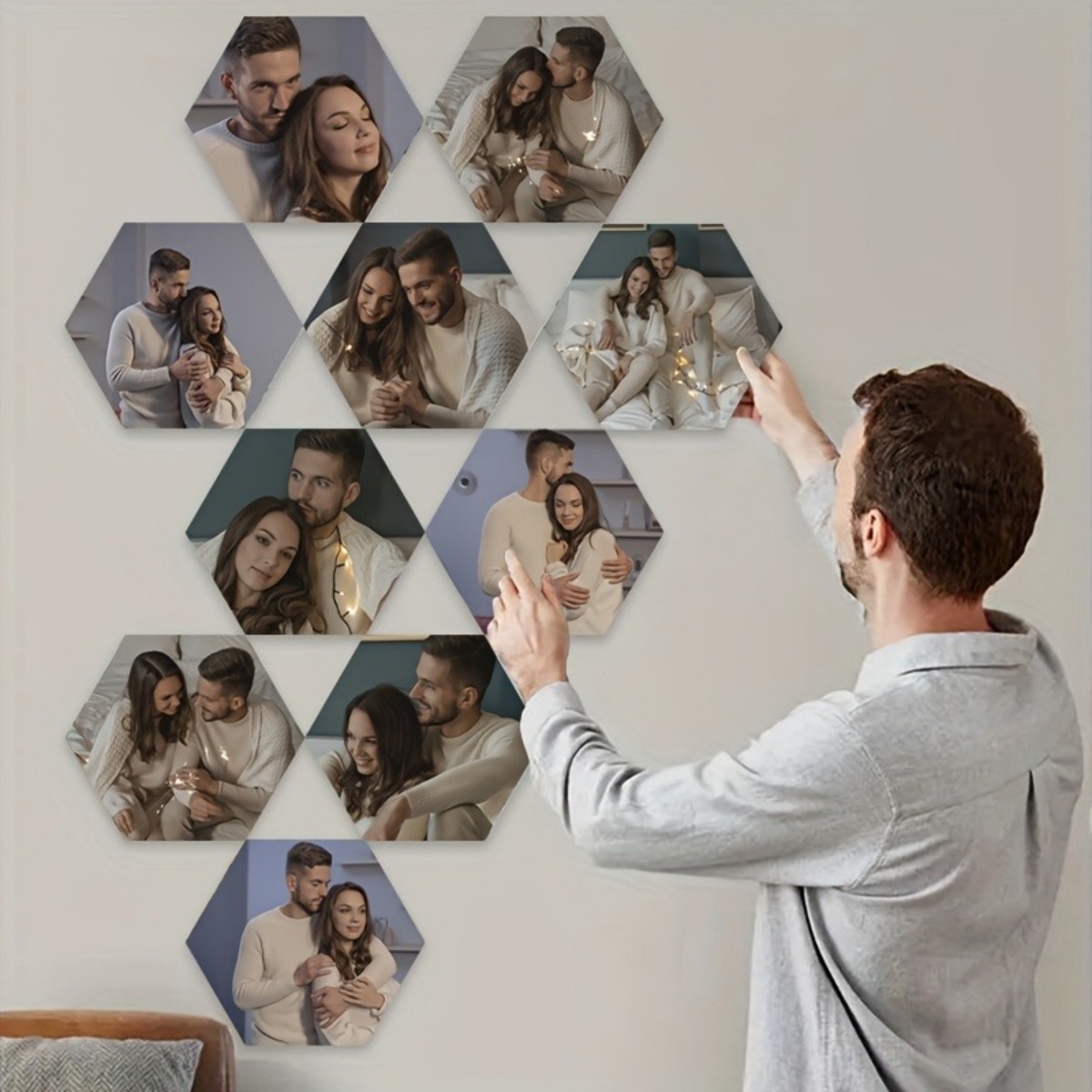Custom Wall Decor — Modern Hex - Pet Portrait Custom recension och pris