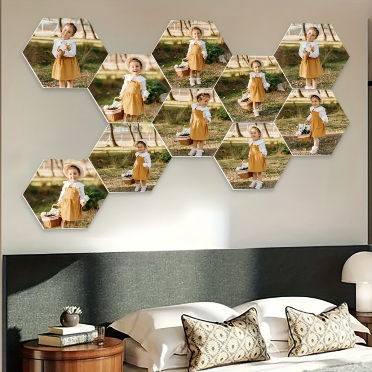 Custom Wall Decor — Modern Hex - Pet Portrait Custom recension och pris